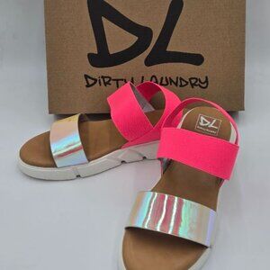 Dirty Laundry (Brand New) "All Star Pink" Slingback Sandals Women’s,Size 5 to 10